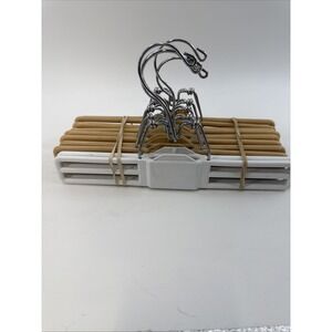 Tamor 5-Pc Set Clamp Super Strong Hold Clothes Hangers Skirts Pants Shorts